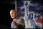 President George W. Bush delivers remarks on comprehensive immigration reform at Metropolitan Community College – South Omaha Campus in Omaha, Nebraska, Wednesday, June 7, 2006. White House photo by Eric Draper