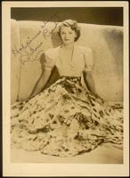 Autographed photograph of Dolores Reade