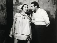 Bob Hope with Fanny Brice as "Baby Snooks"
