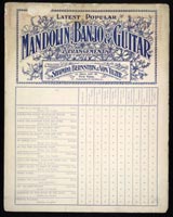 Latest Popular Mandolin, Banjo and Guitar Arrangements