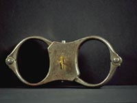 Harry Houdini's handcuffs with keys