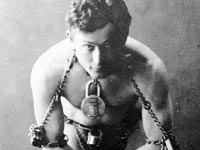 Harry Houdini's handcuffs with keys