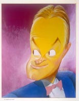 Caricature of Bob Hope for TV Guide cover