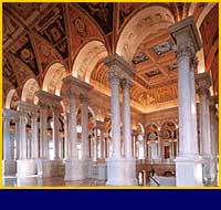 Great Hall of the Jefferson Building of the Library of Congress