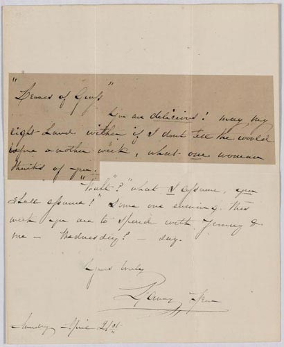 Fanny Fern (1811-1872) to Walt Whitman, April 21, [1856]