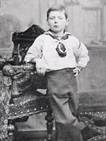 Winston Churchill, ca. 1880.