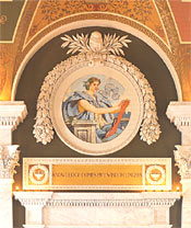 Image of Robert Reid's Wisdom (circular painting)