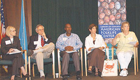 Participants in the panel on Work Culture