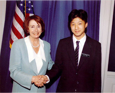 Rep. Pelosi with Alan Wong