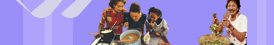 Picture of people and food