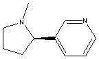 chemical structure of Nicotine