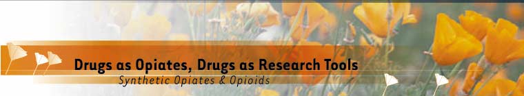 Page Banner: Drugs as opiates; drugs as research tools