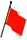 Icon of a red flag