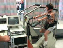 Patient getting an MVO2 test