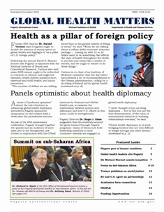 Cover of November-December 2008 issue of Global Health Matters