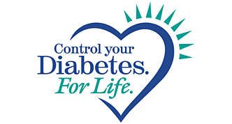 Control your diabetes. For Life. campaign logo