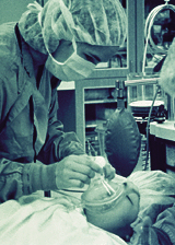 photo of a patient receiving oxygen