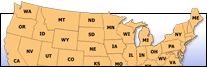 Partial Image of map of United States