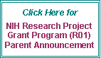 Research Project Grant R01 Parent Announcement