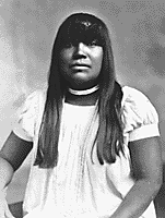 Portrait of a Pima Indian.