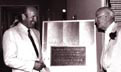 1989-GRC rededicated as 'The Nathan W. Shock Laboratories' in honor of our first NIA Scientific Director, Dr. Nathan Shock. (Drs. Shock and Martin)