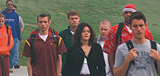 sidebar photo of students walking on campus