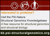 PSI-Nature Structural Genomics Knowledgebase