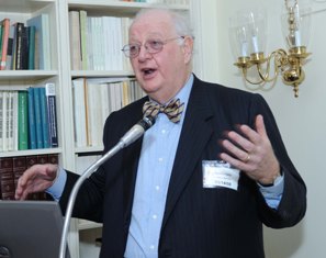 Dr. Angus Deaton speaking to audience