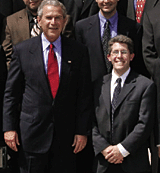 Neil Kelleher with President Bush
