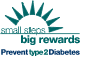 Small Steps. Big Rewards. Prevent type 2 diabetes. campaign logo