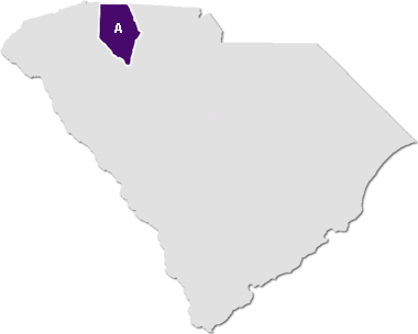 Map of South Carolina