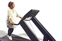 Photo of woman on treadmill