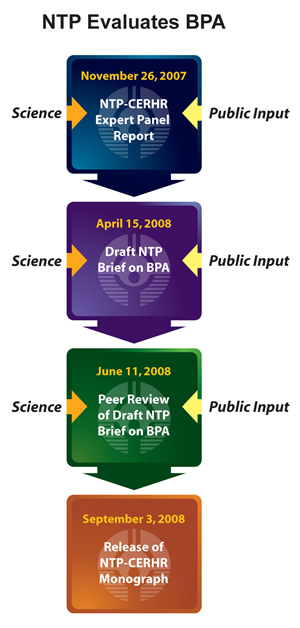 Timeline of NTP Evaluating BPA