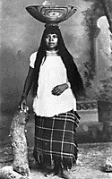 A 19th century Pima woman.