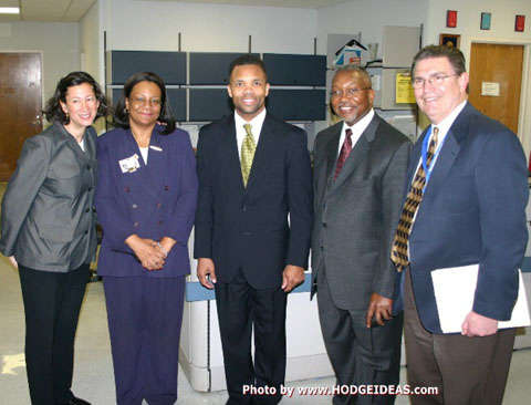 Congressman Jackson at Roseland Hospital