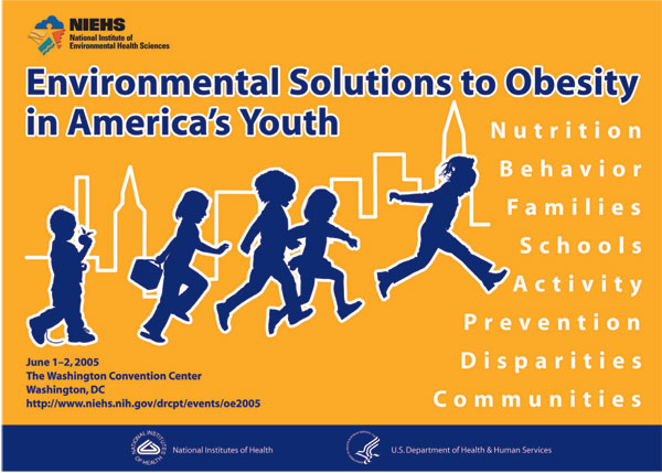 logo for NIEHS's Environmental Soluctions to Obesity in America's Youth