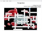 Screen shot of interactive puzzle