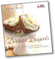Photo of the cookbook “The Big Book of Diabetic Desserts.”