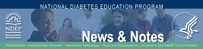 National Diabetes Education Program News & Notes