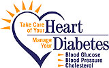 Take Care of Your Heart. Manage Your Diabetes logo