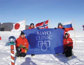 Mayo Clinic Researchers in Anarctica