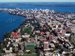 Aerial photo of Madison, WI. Courtesy of 
Jeff Miller / University of Wisconsin-Madison.