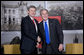 President George W. Bush and Prime Minister Stephen Harper of Canada smile for the cameras during a greeting Saturday, Nov. 22, 2008, prior to the their meeting in Lima, Peru. White House photo by Eric Draper