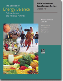 Supplement cover page for 'The Science of Energy Balance: Calorie Intake and Physical Activity'