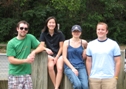 LCDB picnic July 2007: (left to right) Patrick Murphy, Elissa Lei, Nellie Moshkovich, Matthew Emmett