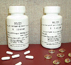 Selenium (l) and Vitamin E (r) used in SELECT
