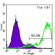 ES01 TRA-1-81 histogram