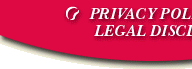 Privacy Policy & Legal Disclaimer