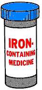 Iron-Containing Medicine Bottle