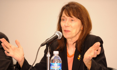 NINR director Dr. Patricia Grady spoke recently at a Georgetown University panel.